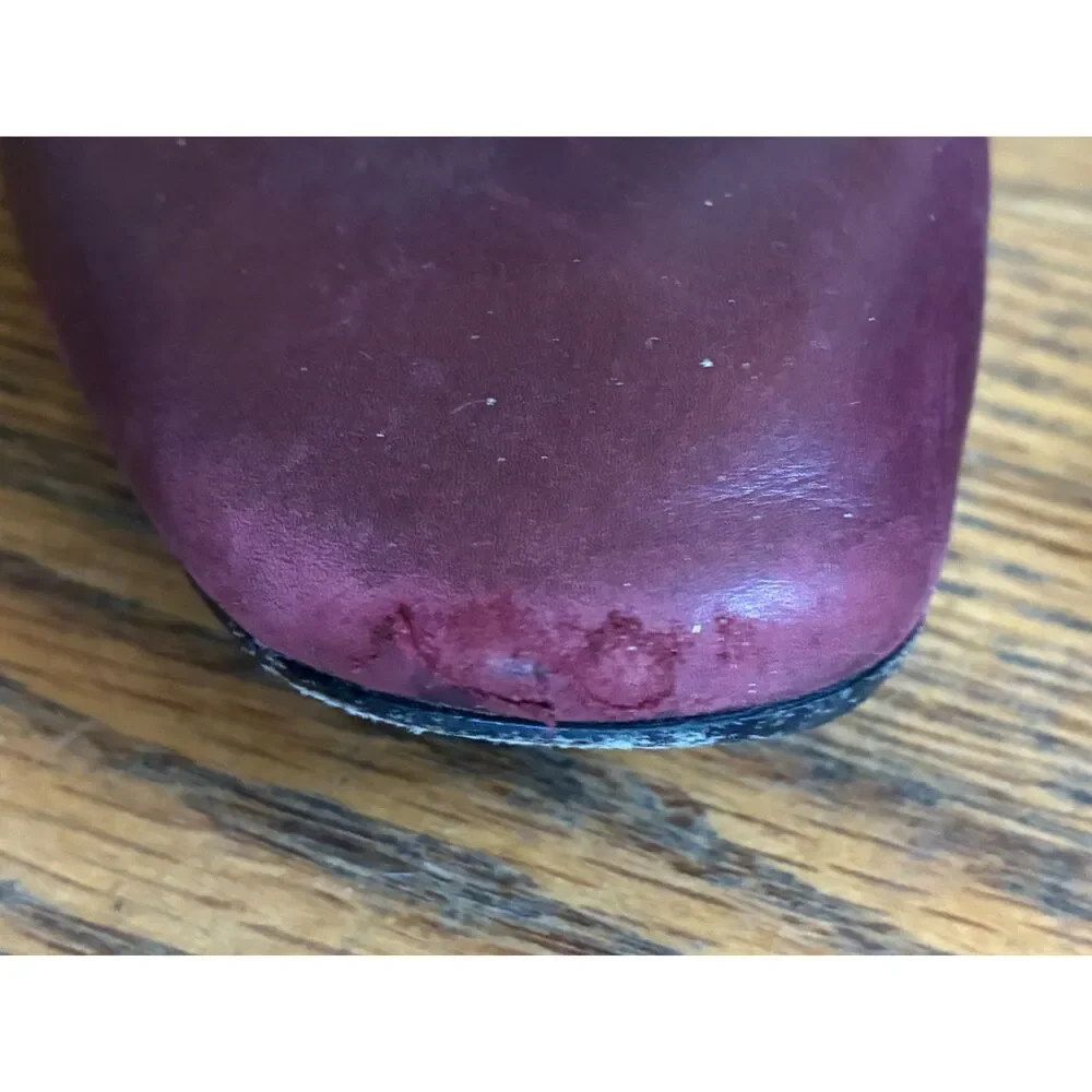 Michael Kors Collection Maroon Horsebit Flat Loafer Shoes  Women's Size 37.5